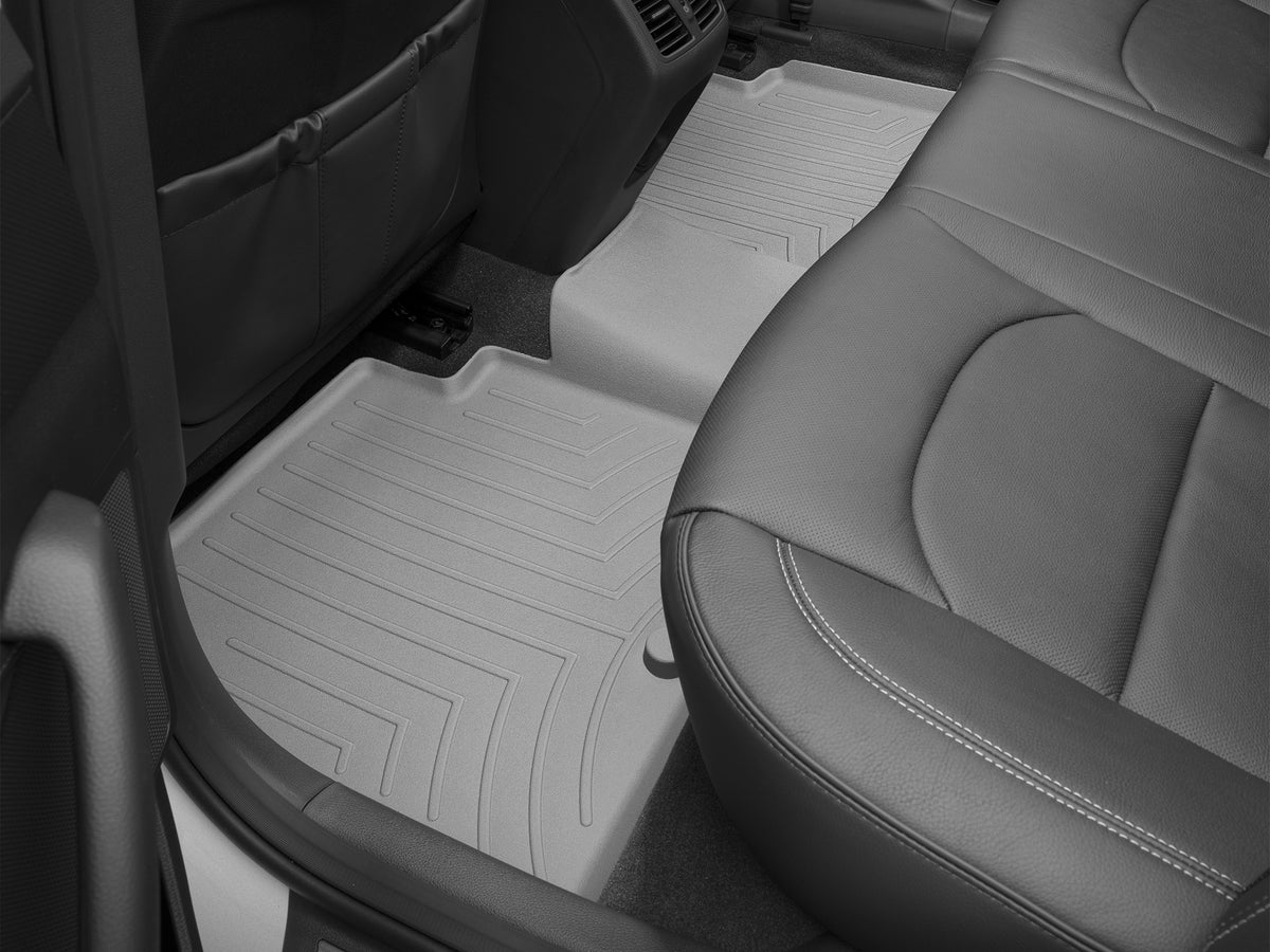 Tapis arrière FloorLiner gris WeatherTech Hyundai Sonata 2015-2019 et autres véhicules (2015 : sans hybride seulement) - Récréashop