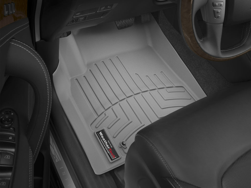 Tapis avant FloorLiner gris WeatherTech Infiniti QX80 2014-2018 et autres véhicules - Récréashop