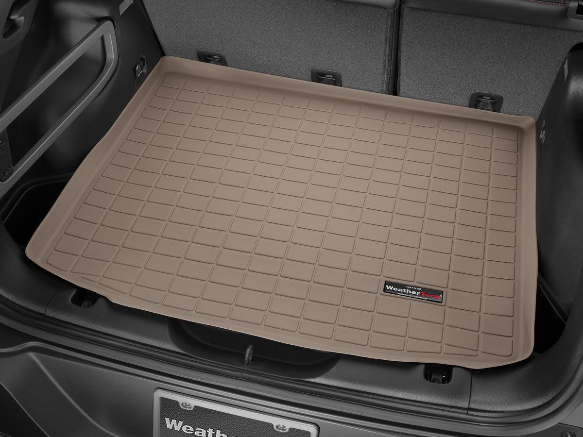 Tapis de coffre Cargo Liner derrière la 2e rangée beige WeatherTech Jeep Cherokee 2014-2018 - Récréashop