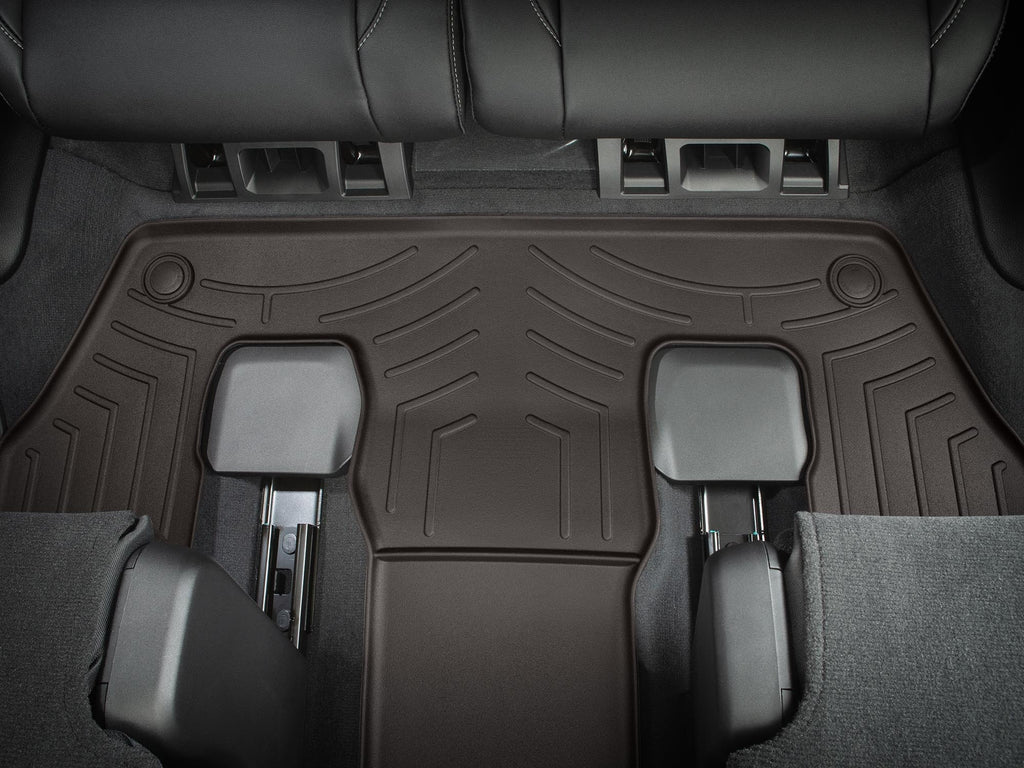 Tapis 3e rangée FloorLiner cacao WeatherTech Jeep Grand Cherokee L 2021, 2025-2027 (selon la version, voir compatibilité) - Récréashop