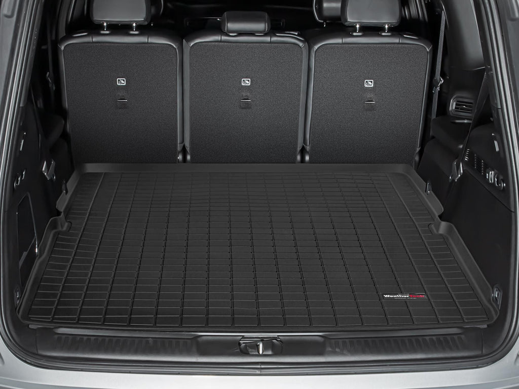 Tapis de coffre Cargo Liner derrière la 2e rangée noir WeatherTech Jeep Grand Wagoneer 2022-2026 / Jeep Wagone - Récréashop