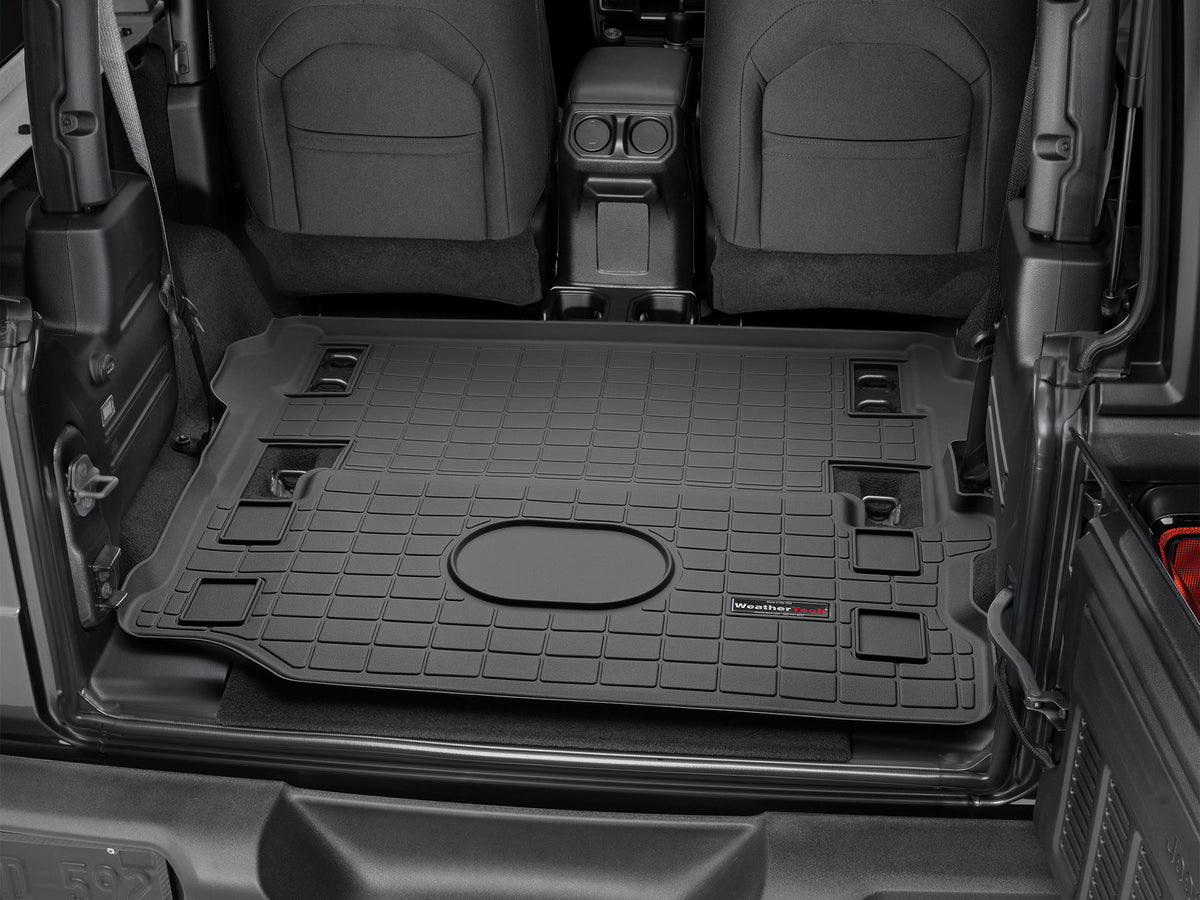 Tapis de coffre Cargo Liner derrière la 1re rangée noir WeatherTech Jeep Wrangler 2-Door 2018-2026 (2018 : JL  - Récréashop