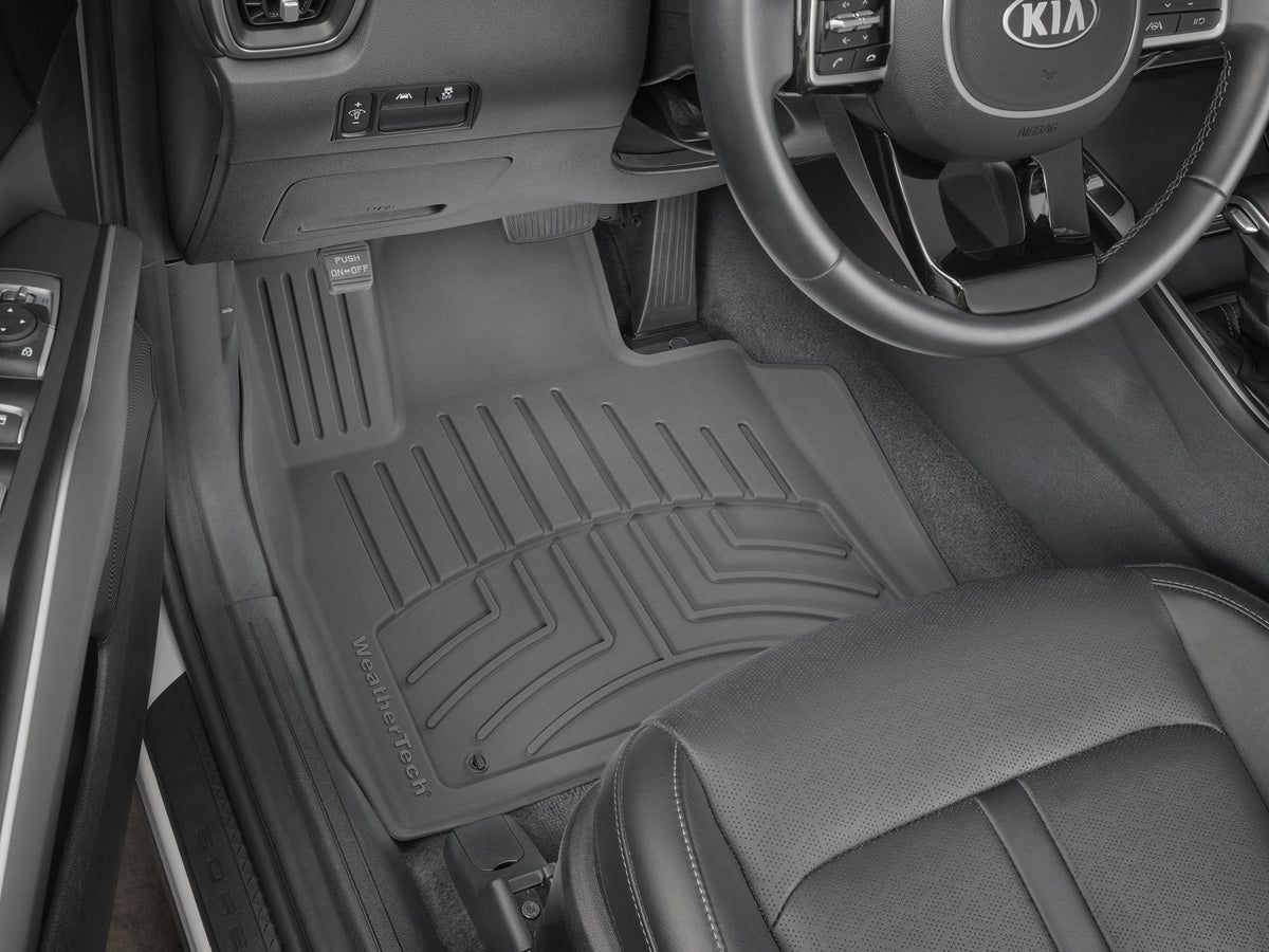 Tapis avant FloorLiner HP noir WeatherTech Kia Sorento 2021-2026 - Récréashop