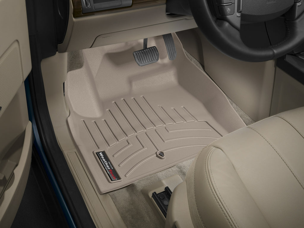 Tapis avant FloorLiner beige WeatherTech Land Rover Freelander / Freelander 2 / LR2 2013-2015 - Récréashop