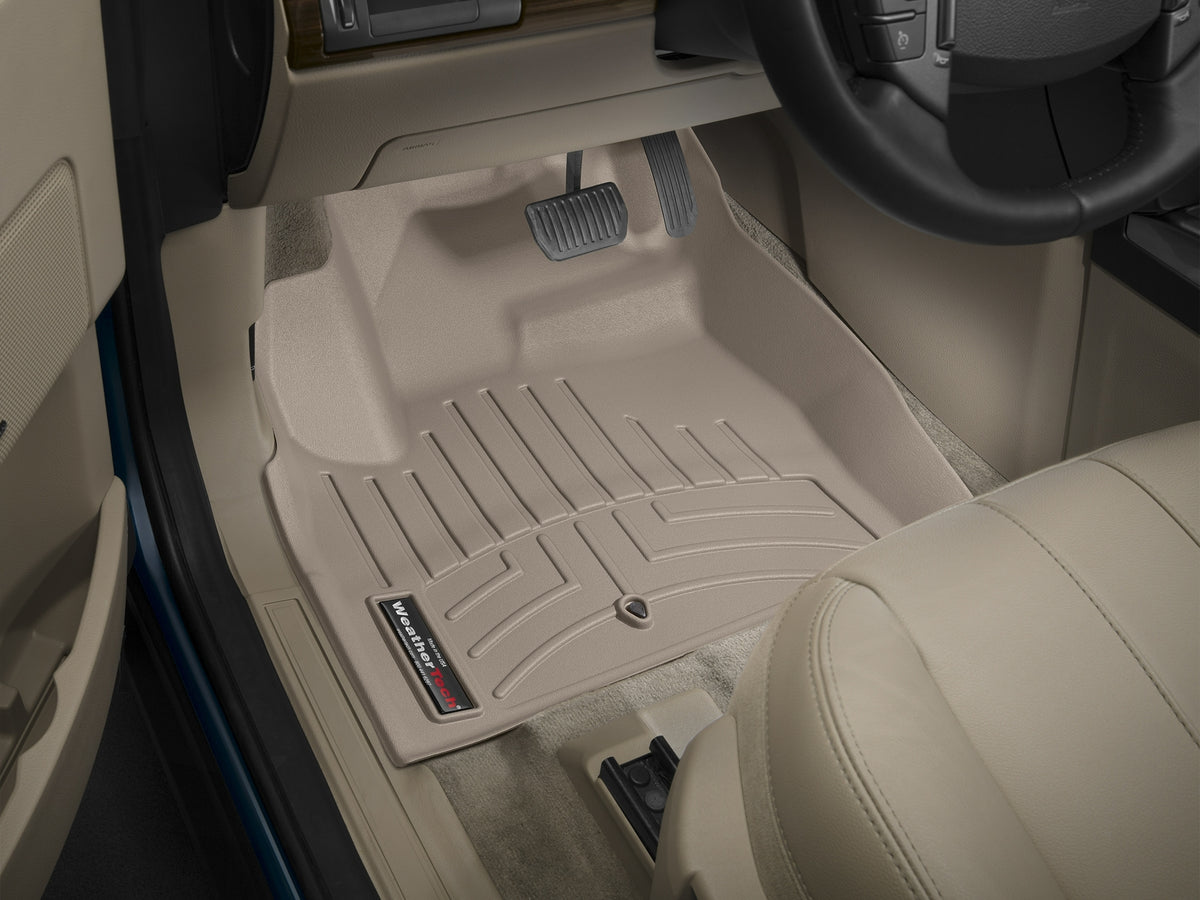 Tapis avant FloorLiner beige WeatherTech Land Rover Freelander / Freelander 2 / LR2 2013-2015 - Récréashop