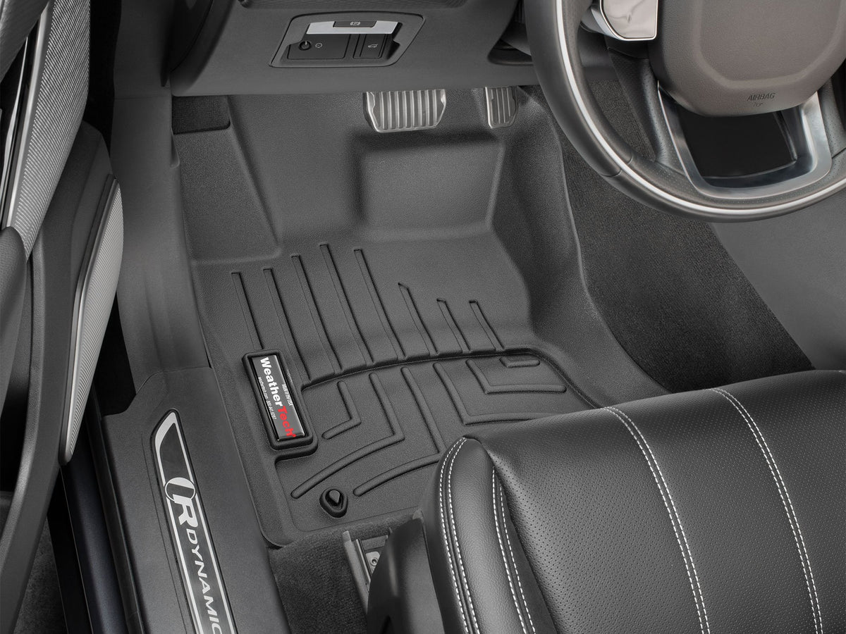 Tapis avant FloorLiner noir WeatherTech Jaguar F-Pace 2017-2020 / Land Rover Velar 2018-2020 - Récréashop