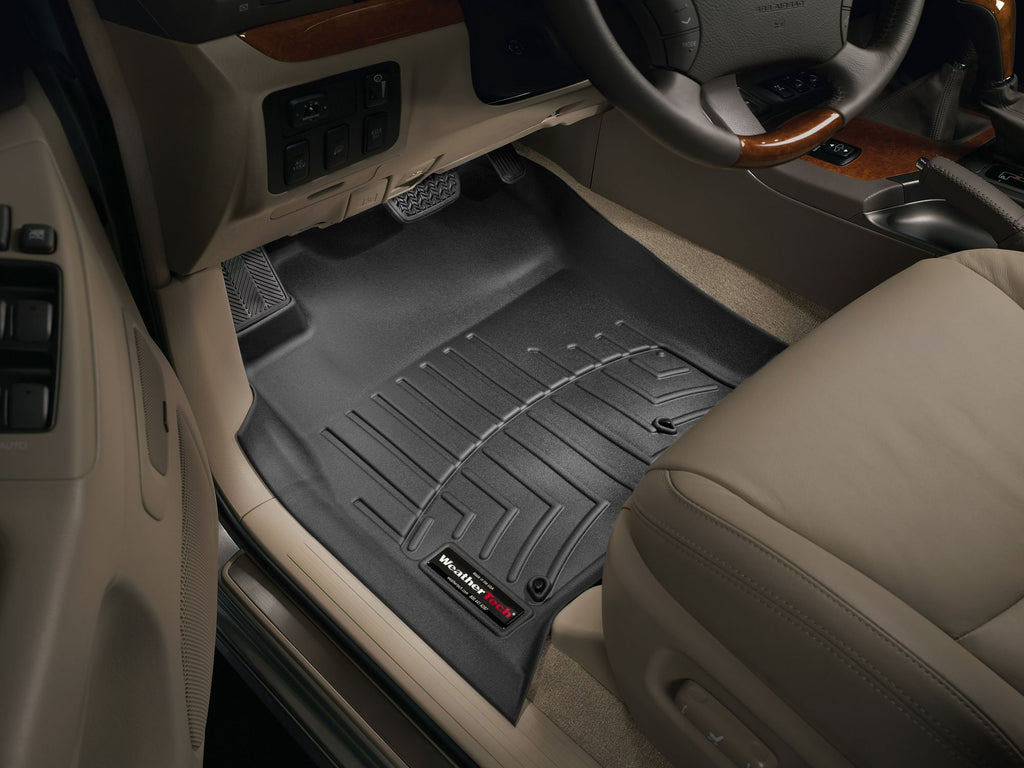 Tapis avant FloorLiner noir WeatherTech Lexus GX 2003-2009 (selon la version, voir compatibilité) - Récréashop