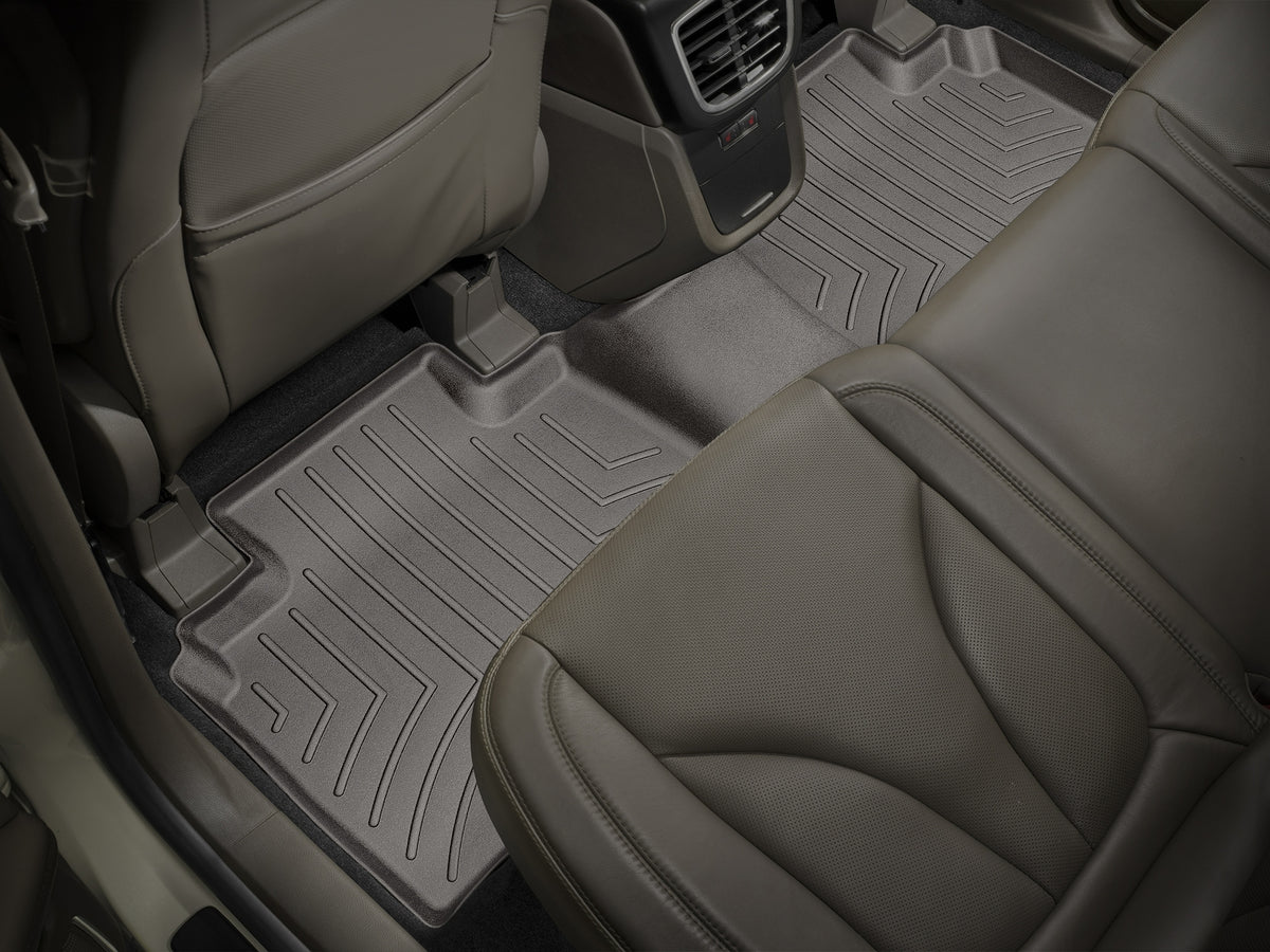 Tapis arrière FloorLiner cacao WeatherTech Lincoln Nautilus 2019-2023 / Lincoln MKX 2016-2018 - Récréashop