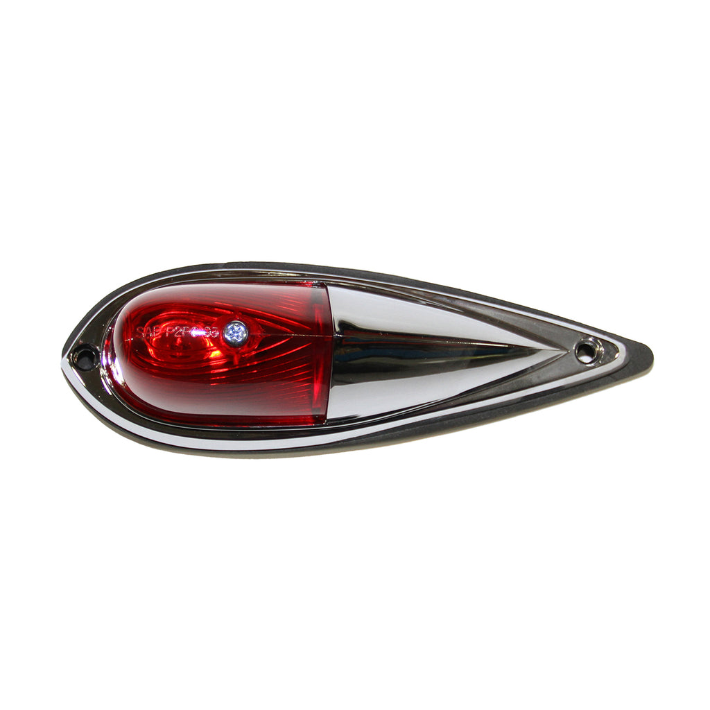Lumière de cabine inc. rouge chrome - RecreaShop