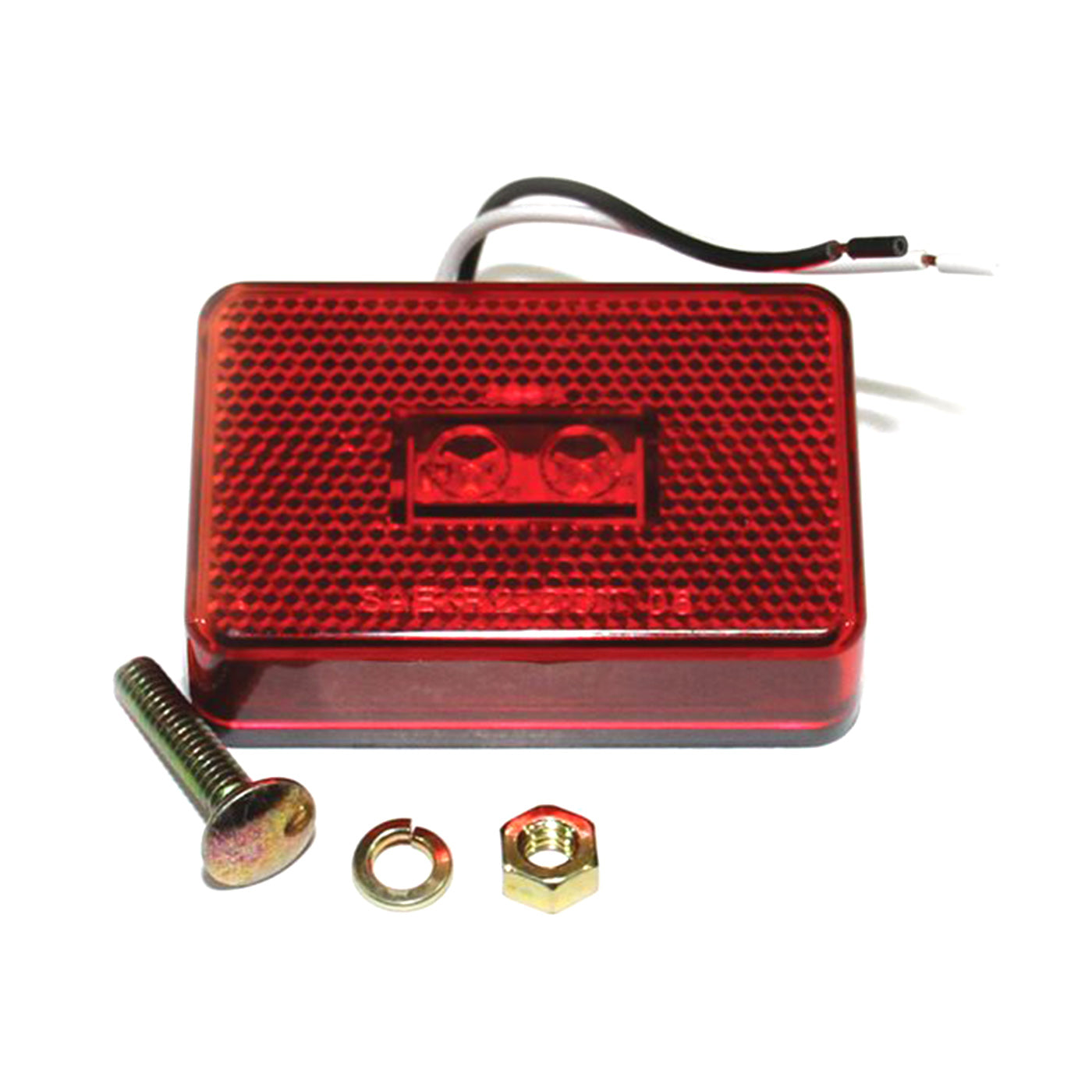 Lumière de gabarit LED 3" x 2" rouge 2 diodes - RecreaShop