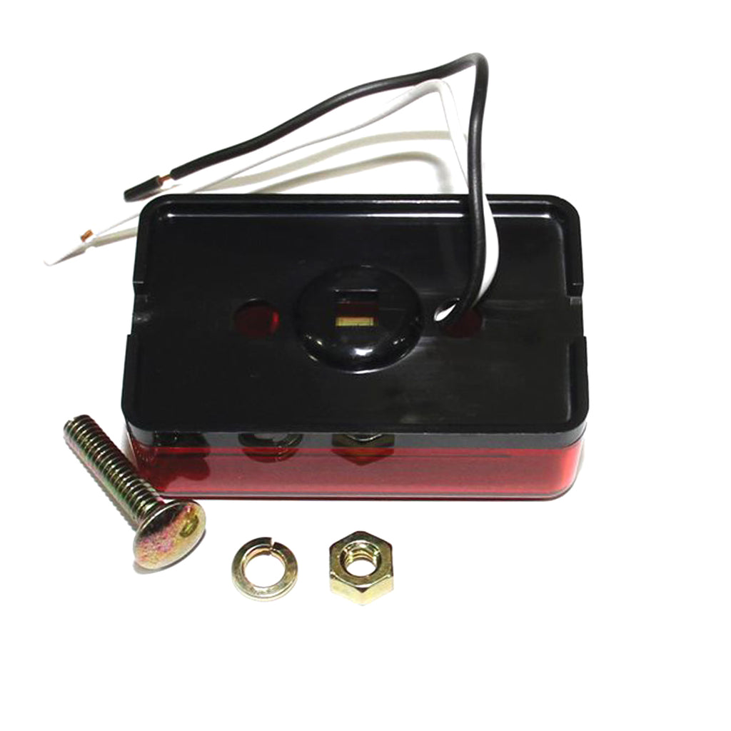Lumière de gabarit LED 3" x 2" rouge 2 diodes - RecreaShop
