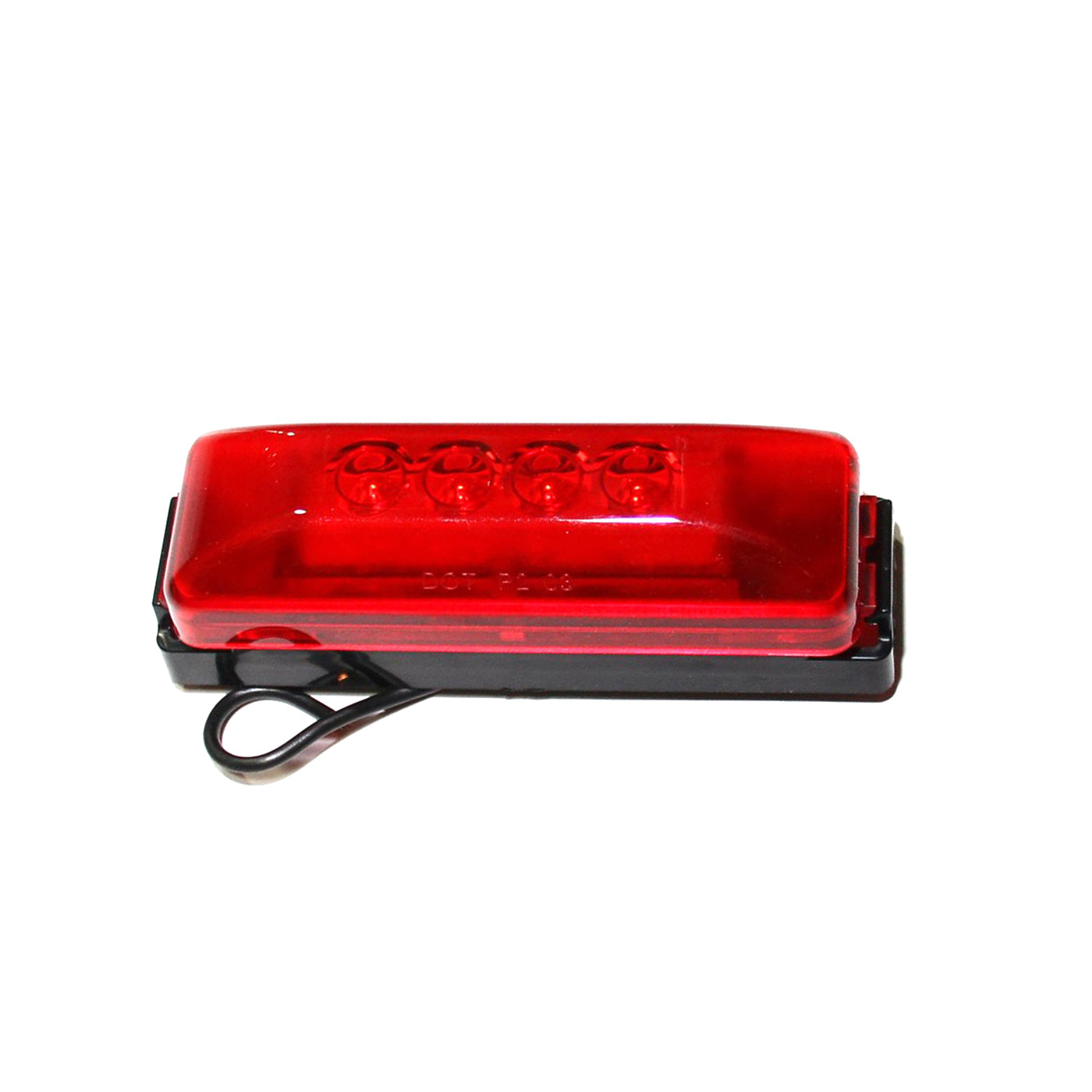 Lumière de gabarit LED 4" x 1" rouge 4 diodes - RecreaShop