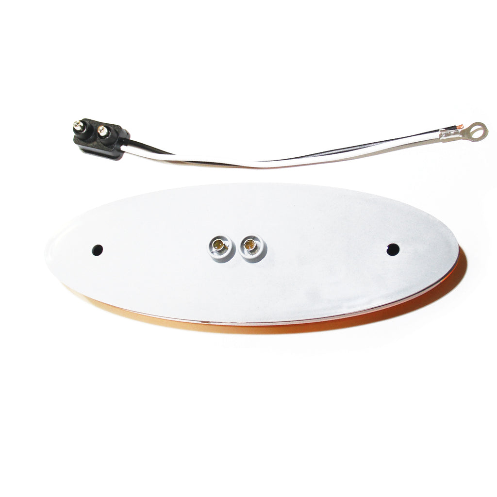 Lumière de gabarit LED 6 1/2" x 2 1/4" ambre 3 diodes - RecreaShop