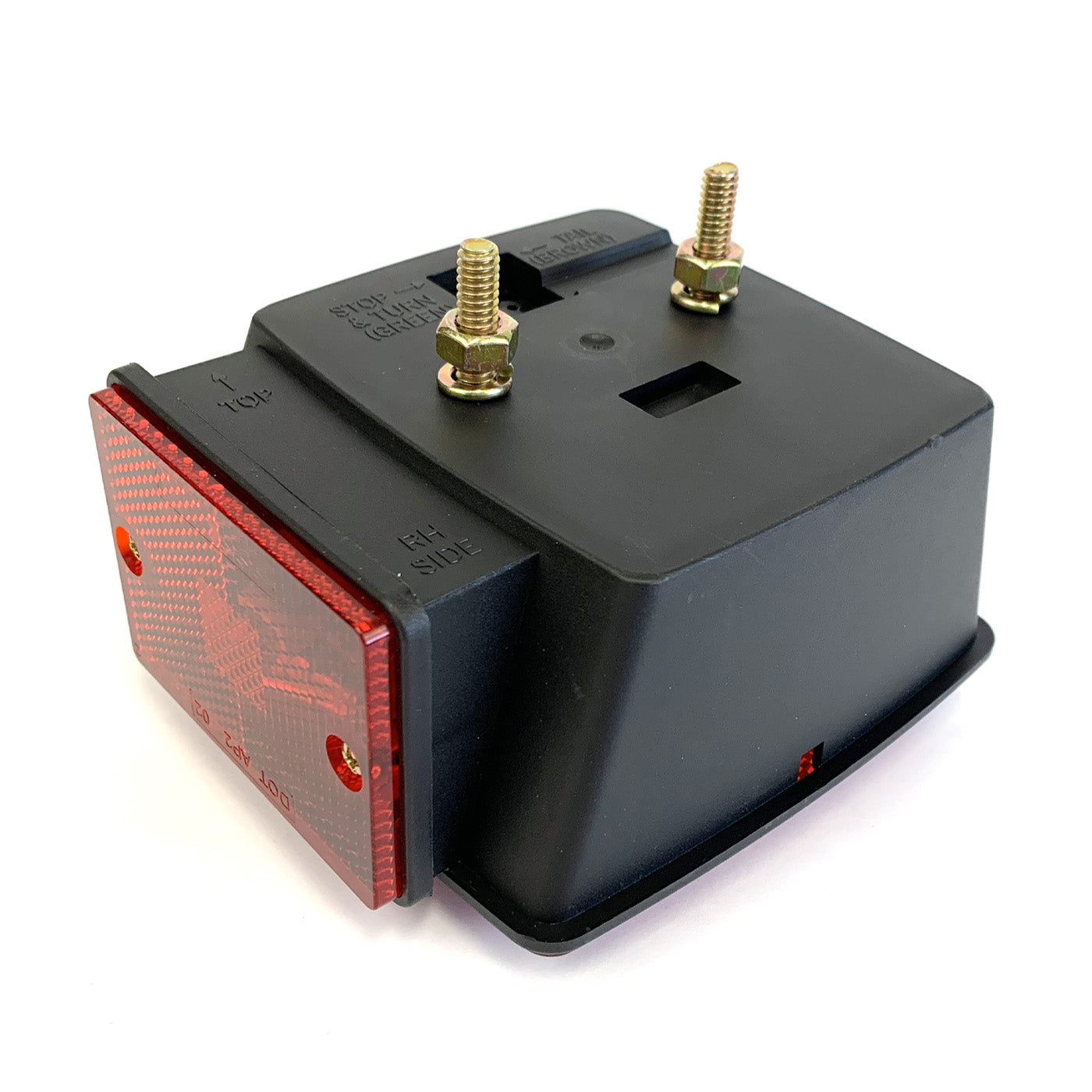 Lumière de position inc. 4 1/2" x 4 1/2" rouge droit (LU5836K) - RecreaShop