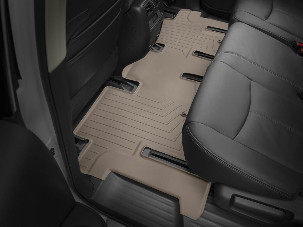 Tapis arrière FloorLiner beige WeatherTech Nissan Pathfinder 2013-2020 et autres véhicules - Récréashop