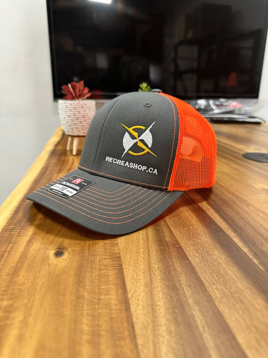 Casquette RecreaShop Orange - Récréashop