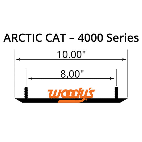 Patin d'usure Sno-X Woody's 4" (SXA-4000)