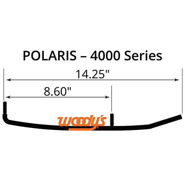 Patin d'usure Sno-X Woody's 4" (SXP-4000)
