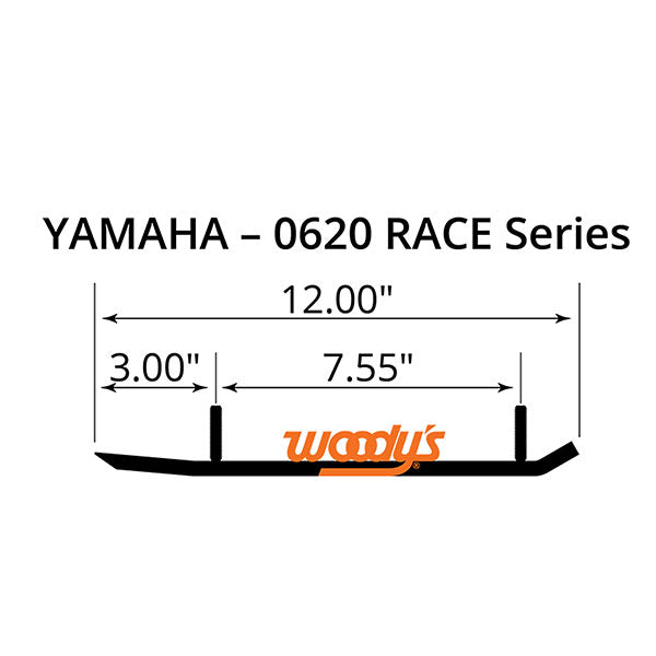 Patin d'usure Sno-X Woody's 4" (SXY-0620)