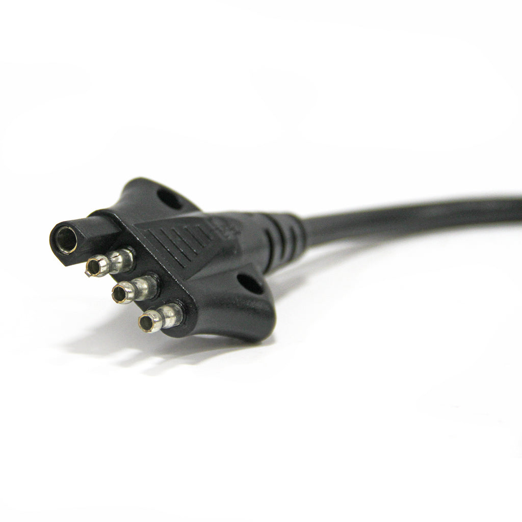 Connecteur plat 4 brins et fil HD 12" (remorque) SMARTOW - RecreaShop