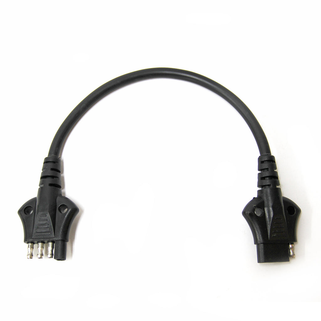 Connecteur plat 4 brins et fil 12" gainé (remorque et auto) SMARTOW - RecreaShop