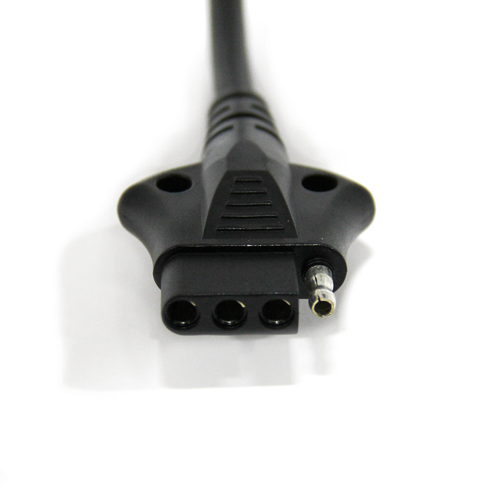 Connecteur plat 4 brins et fil 12" gainé (remorque et auto) SMARTOW - RecreaShop