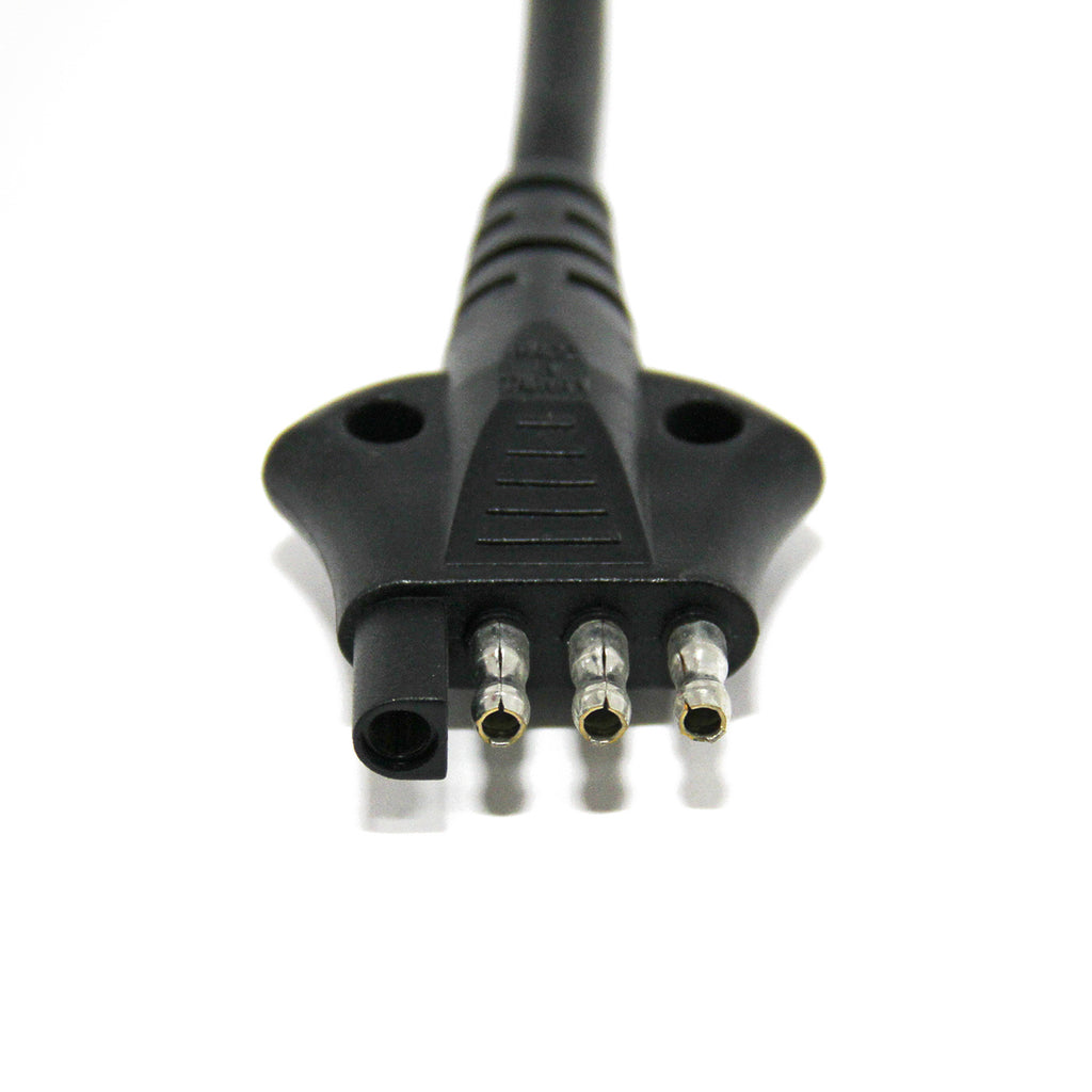 Connecteur plat 4 brins et fil 12" gainé (remorque et auto) SMARTOW - RecreaShop