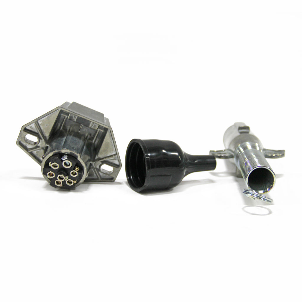 Connecteur rond 7 brins métal (remorque et auto) SMARTOW - RecreaShop