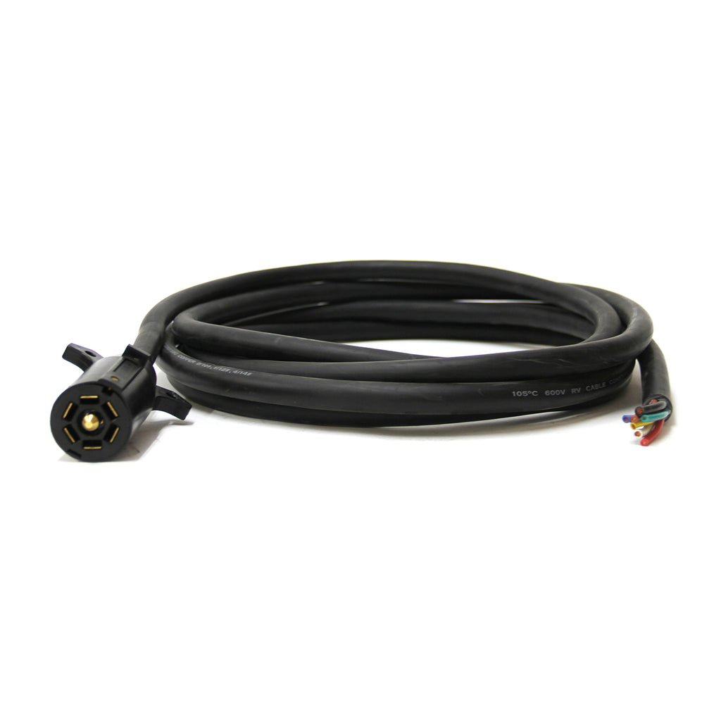 Connecteur 7 brins 2/10 GA, 1/12 GA et 4/14 GA et fil 15' (remorque) SMARTOW - RecreaShop