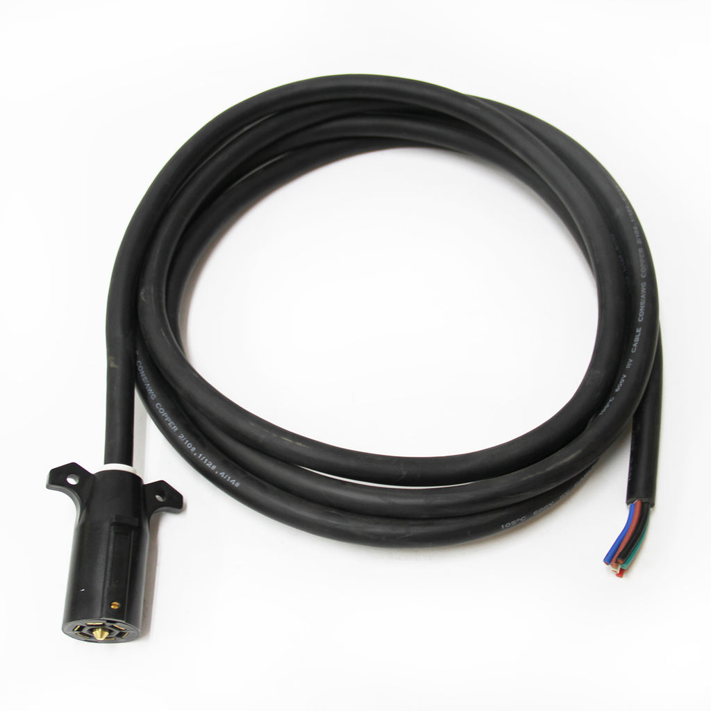 Connecteur 7 brins 2/10 GA, 1/12 GA et 4/14 GA et fil 15' (remorque) SMARTOW - RecreaShop