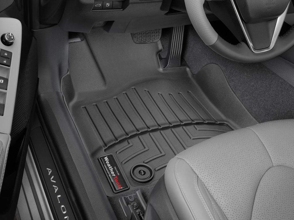 Tapis avant FloorLiner noir WeatherTech Toyota Avalon 2019-2022 / Toyota Avalon Hybrid 2019-2022 (2021-2022 : traction avant seulement) - Récréashop