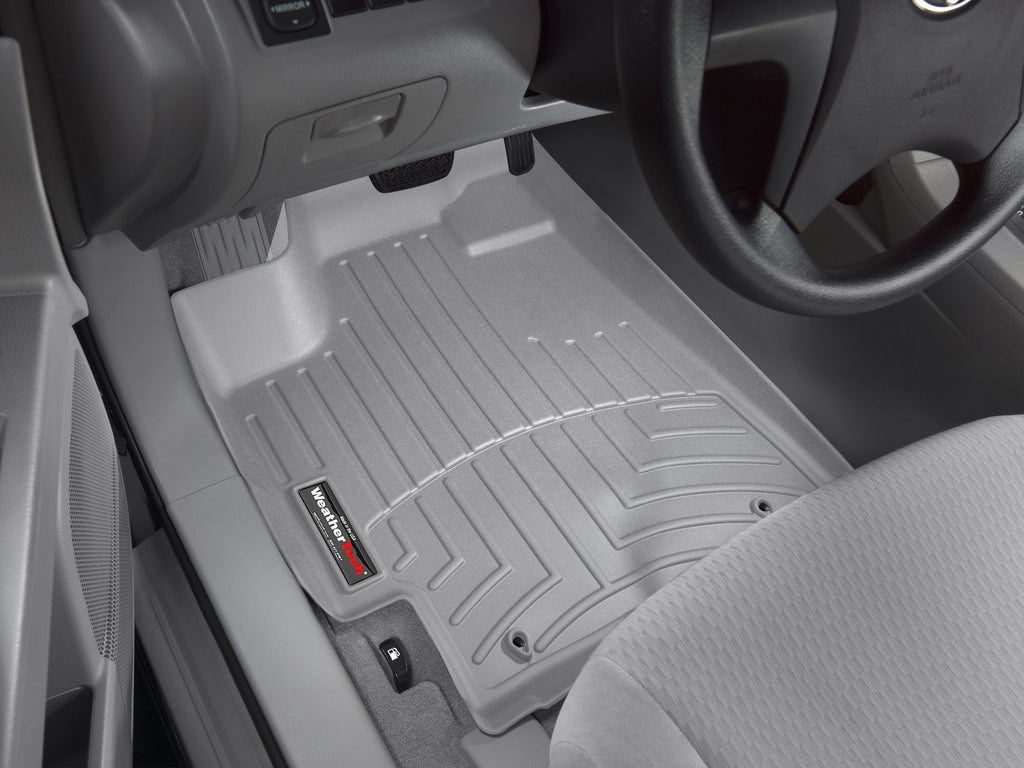 Tapis avant FloorLiner gris WeatherTech Toyota Highlander 2008-2013 (sans hybride seulement) - Récréashop