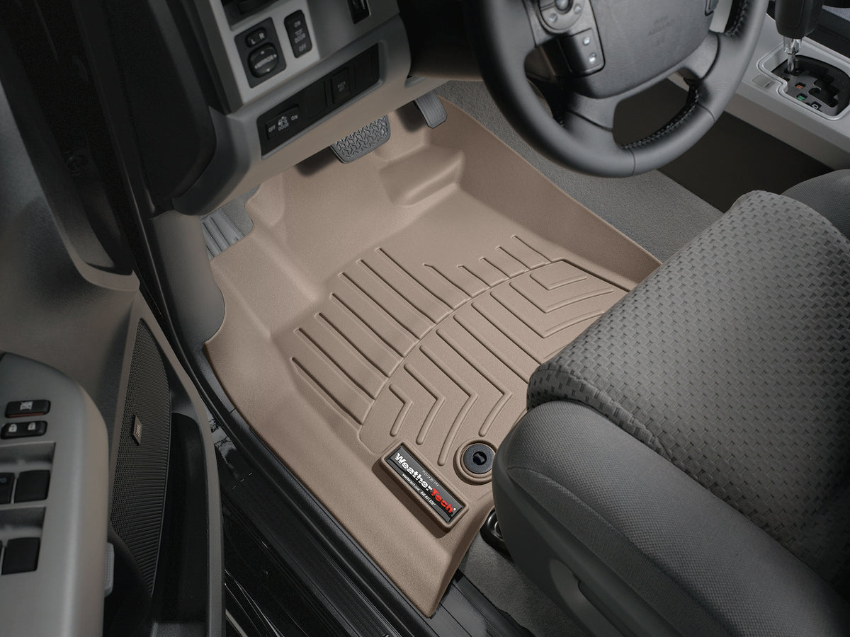 Tapis avant FloorLiner beige WeatherTech Toyota Sequoia 2012-2022 - Récréashop