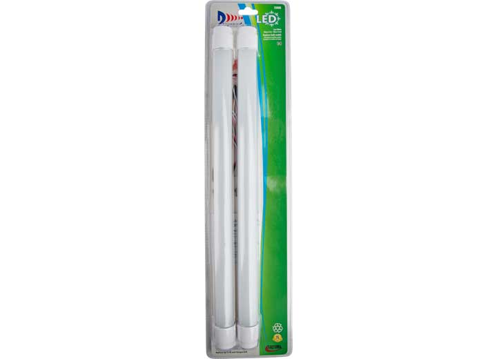 NEON LED 18'' T-8 FLUO 520 LUMENS Blanc Chaud 2PK - Récréashop