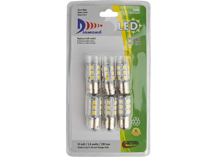 AMPOULE LED PK6 BLANC CHAUD - Récréashop