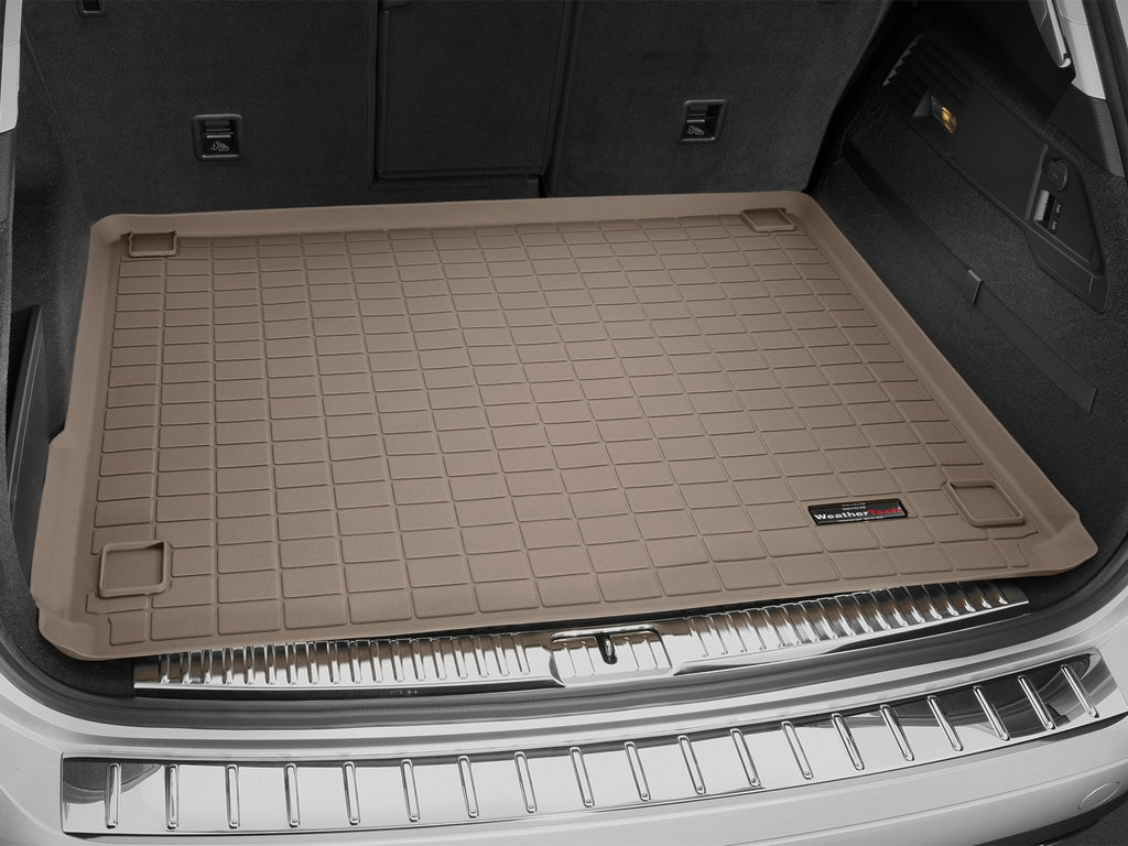 Tapis de coffre Cargo Liner derrière la 2e rangée beige WeatherTech Volkswagen Touareg 2011-2017 - Récréashop