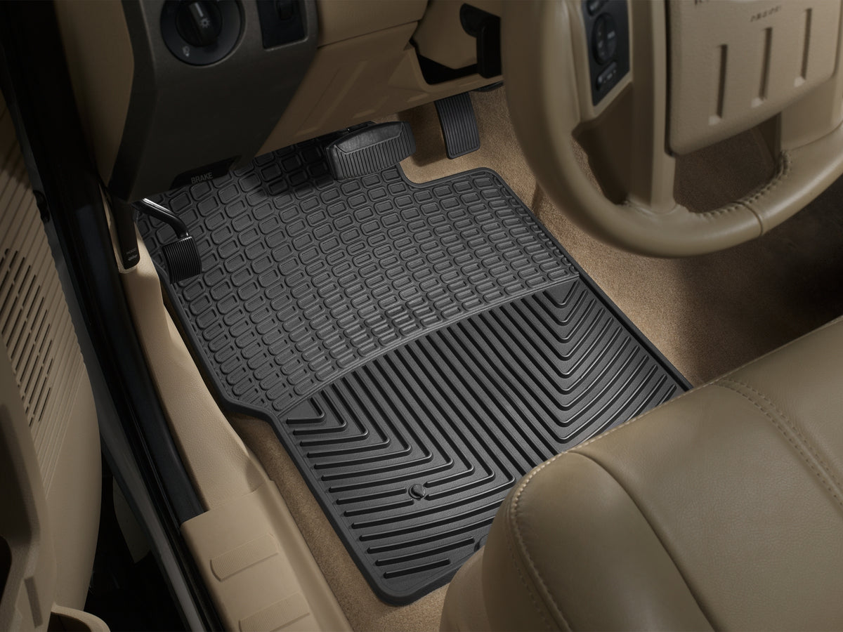 Tapis avant toutes saisons noir WeatherTech Ford F-250/F-350/F-450/F-550 1999-2010 / Ford Excursion 2000-2005 - Récréashop
