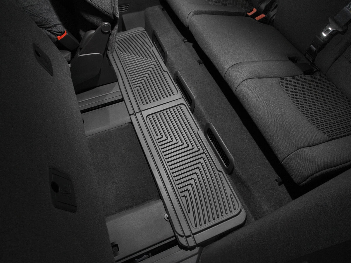 Tapis 3e rangée toutes saisons noir WeatherTech Buick Enclave 2008-2017 et autres véhicules (2008-2015 : sans console de plancher en 2e rangée seulement) - Récréashop