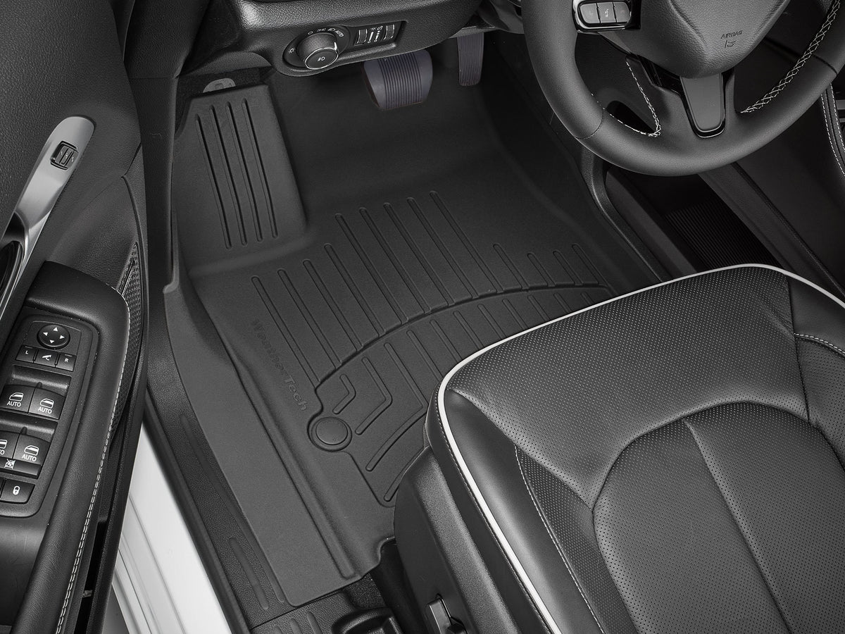 Tapis avant FloorLiner HP noir WeatherTech Chrysler Pacifica 2021-2027 / Chrysler Pacifica Hybrid 2021-2025 (Limited ou Pinnacle 2021-2026, Limited 2027) - Récréashop