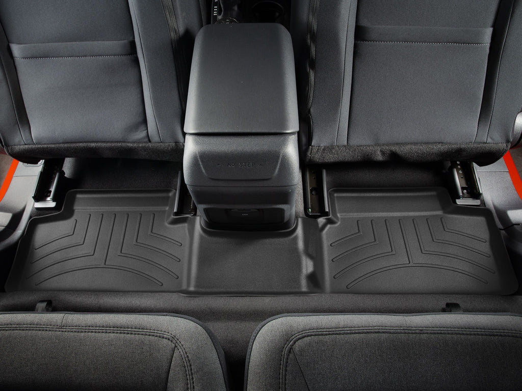 Tapis arrière FloorLiner noir WeatherTech Ford Bronco 2021-2026 (2 portes, plancher tapissé seulement) - Récréashop