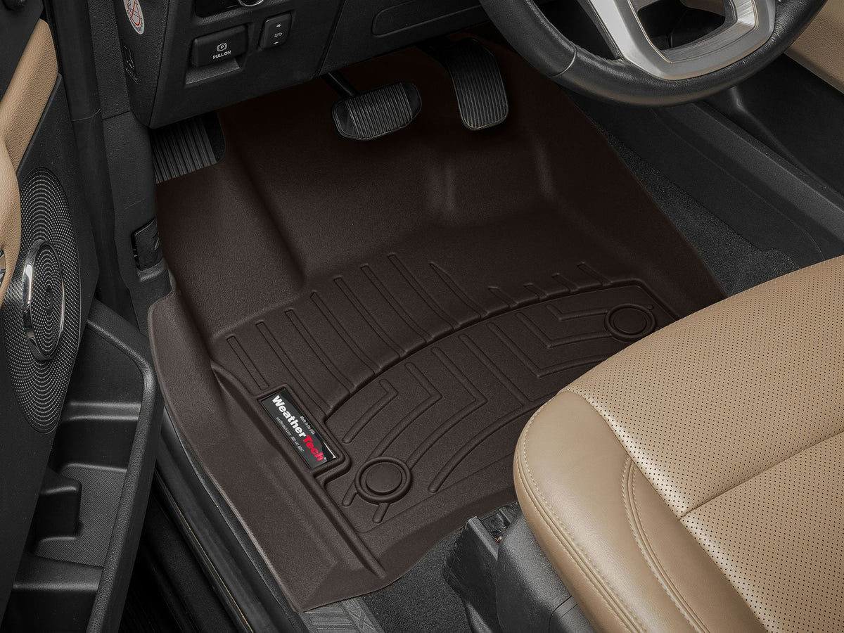 Tapis avant FloorLiner cacao WeatherTech Ford Expedition 2021-2024 / Ford Expedition Max 2021-2024 - Récréashop