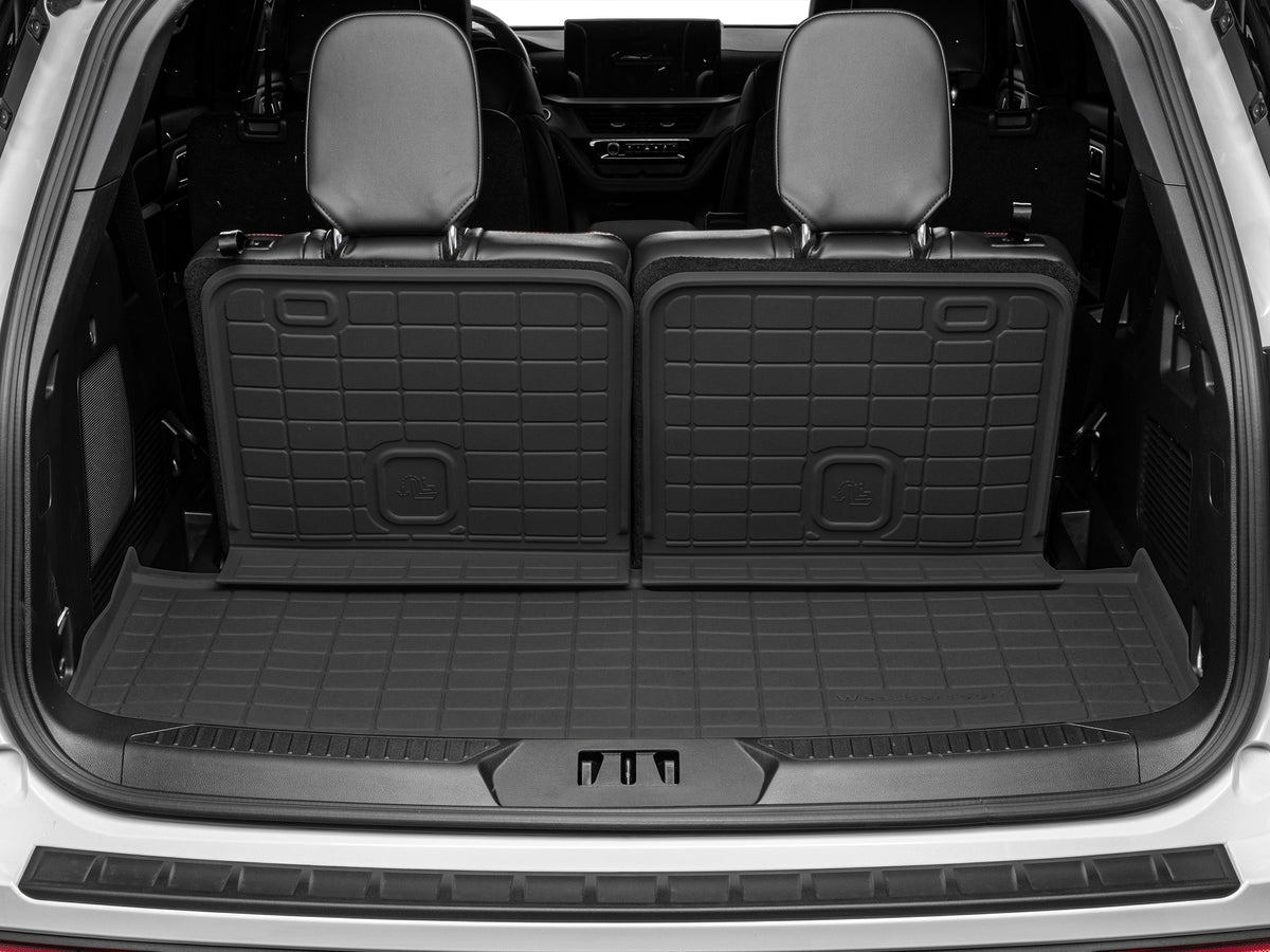 Tapis de coffre Cargo Liner HP avec protège-dossiers derrière la 3e rangée noir WeatherTech Ford Explorer 2020-2027 et autres véhicules - Récréashop