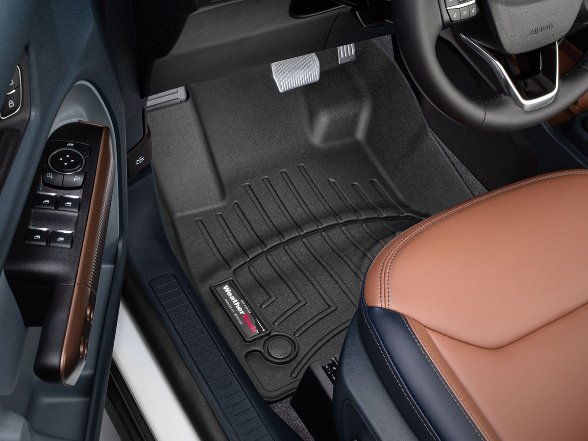 Tapis avant FloorLiner noir WeatherTech Ford Maverick Hybrid 2022-2026 - Récréashop