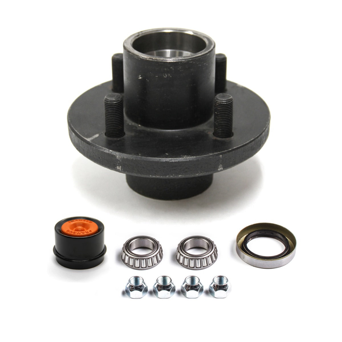 Moyeu 4 goujons 1/2" B.C. 4" 2K cône 1 1/16" complet FRAMECO - RecreaShop