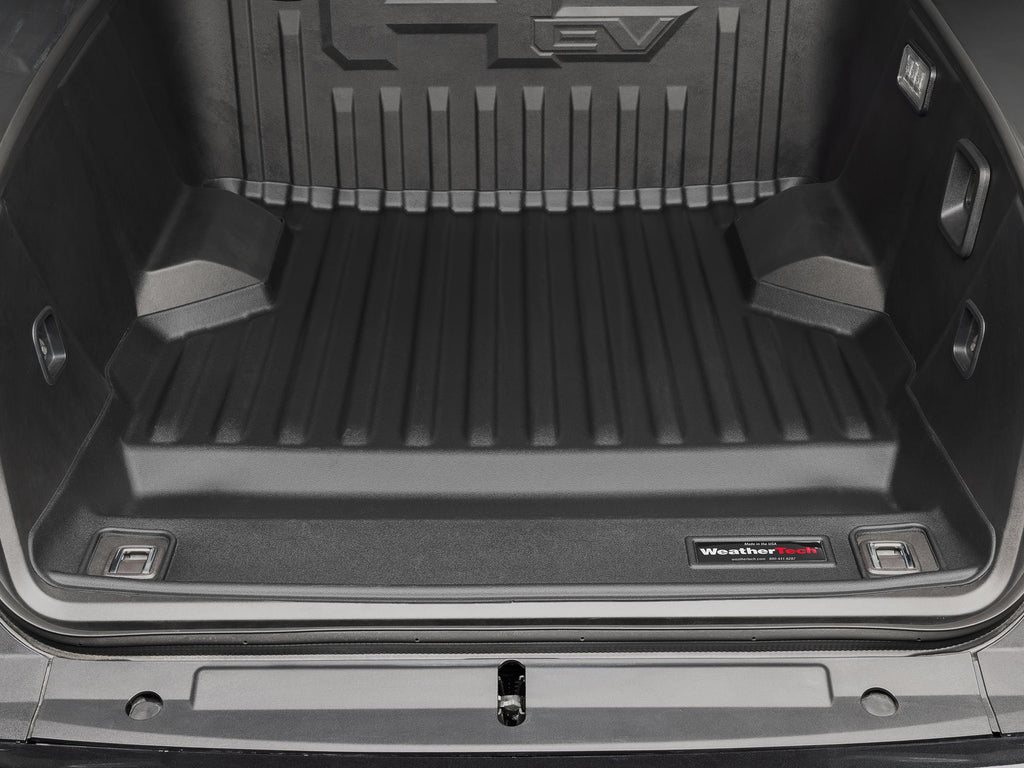 Tapis de coffre Cargo Liner noir WeatherTech GMC Hummer EV Pickup 2022-2025 / GMC Hummer EV SUV 2024-2026 - Récréashop