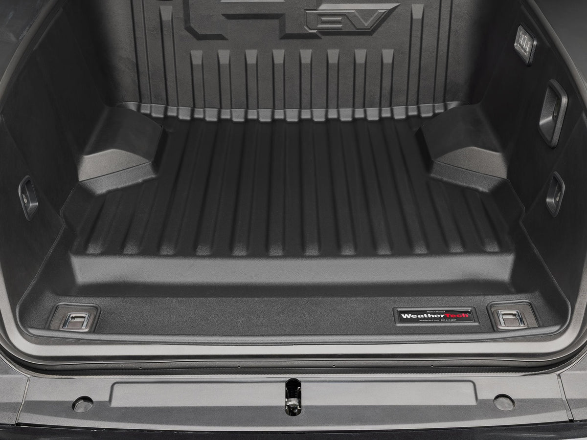 Tapis de coffre Cargo Liner noir WeatherTech GMC Hummer EV Pickup 2022-2025 / GMC Hummer EV SUV 2024-2026 - Récréashop