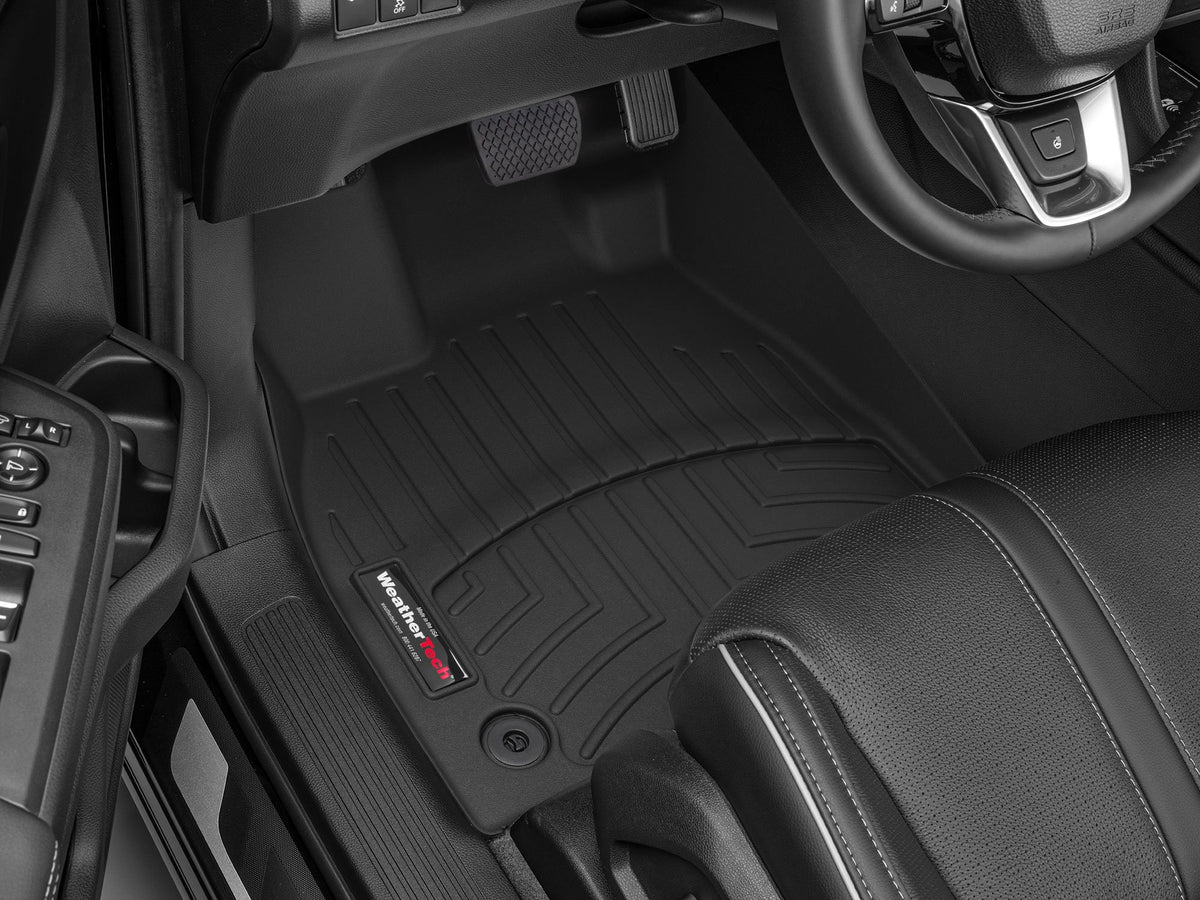 Tapis avant FloorLiner noir WeatherTech Honda Pilot 2023-2026 / Honda Passport 2026 - Récréashop