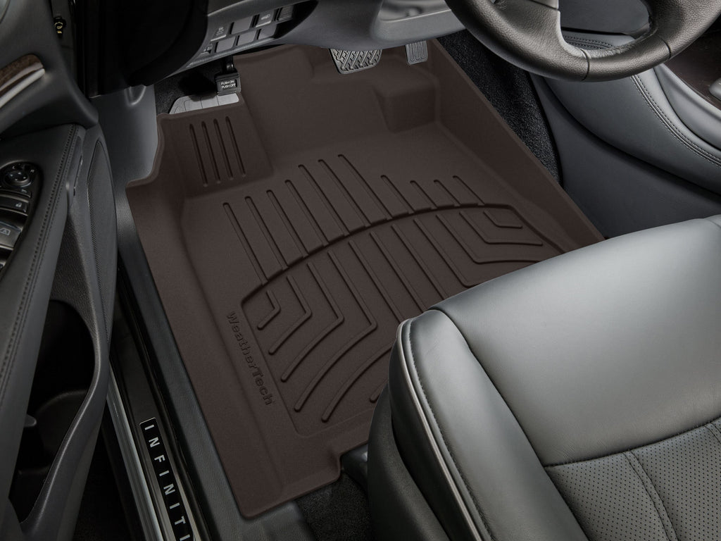 Tapis avant FloorLiner HP cacao WeatherTech Nissan Pathfinder 2013-2020 et autres véhicules - Récréashop