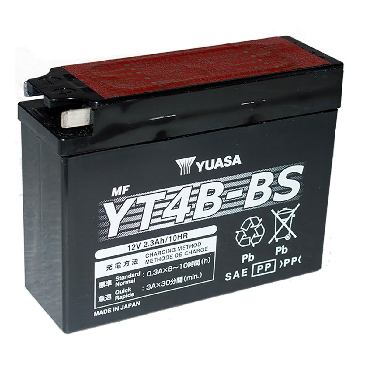 Yuasa Batterie Sans Entretien 12 Volt - YUAM62T4B - Récréashop