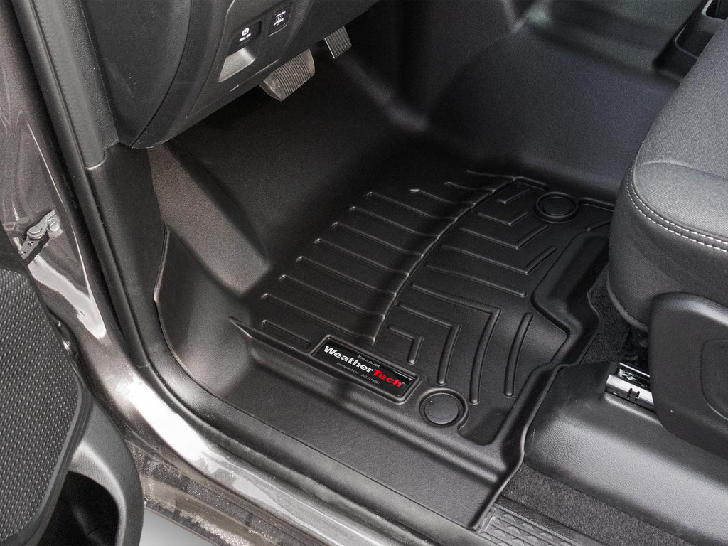 Tapis avant une pièce FloorLiner noir WeatherTech Dodge Ram 1500 2025-2027 / RAM 1500 2025-2027 (selon la version, voir compatibilité) - Récréashop